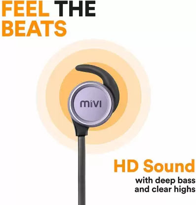 Mivi Thunder Beats Bluetooth Headset (Gun metal/Black, In the Ear) Mivi Thunder Beats Bluetooth Headset (Gun metal/Black, In the Ear)